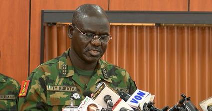 Buratai inaugurates army projects in Kaduna, visits recuperating troops