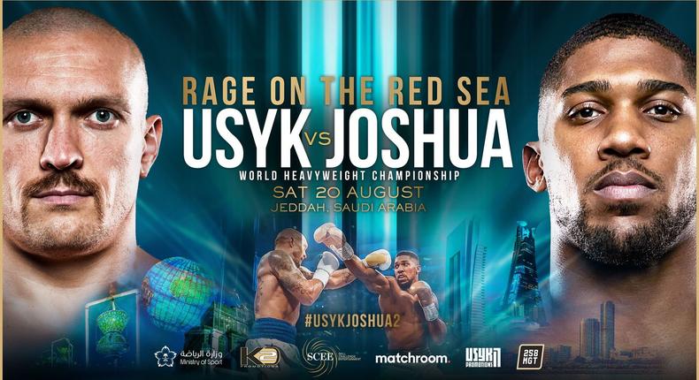 Anthony Joshua to fight Oleksandr Usyk in Saudi Arabia on August 20