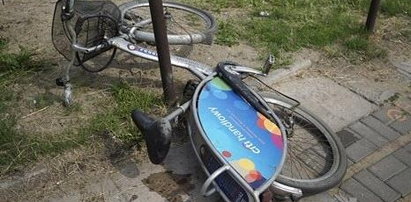 Łódzki rower miejski: kradziony, porzucany, niszczony.