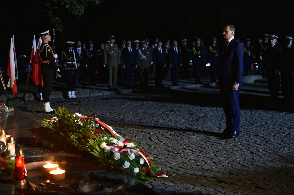 Uroczystości na Westerplatte