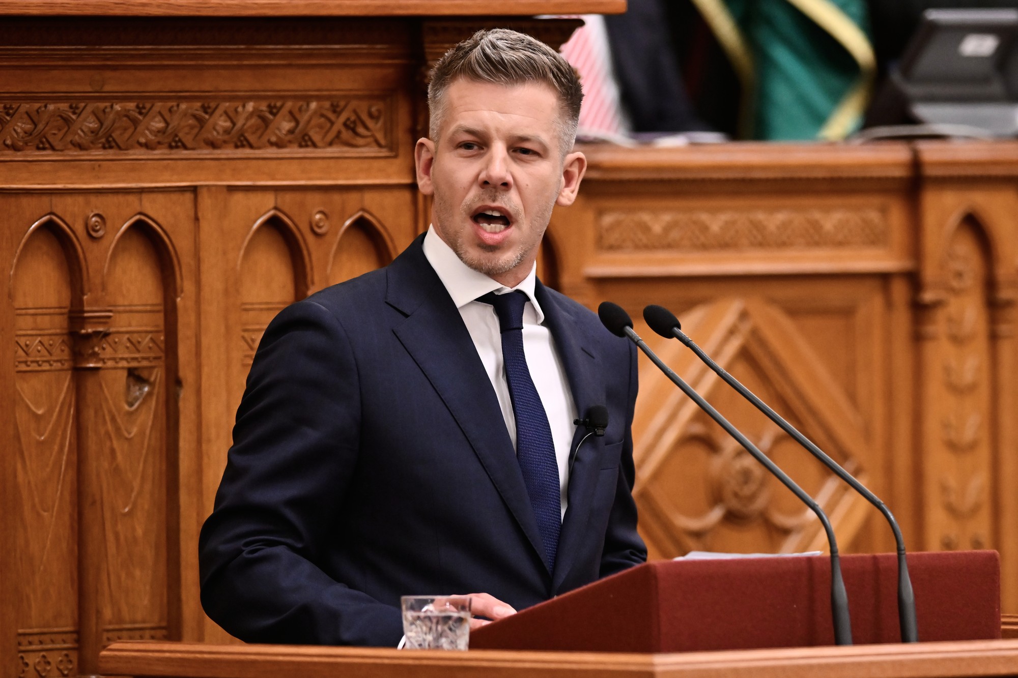 Maďarský premiér Péter Magyar.