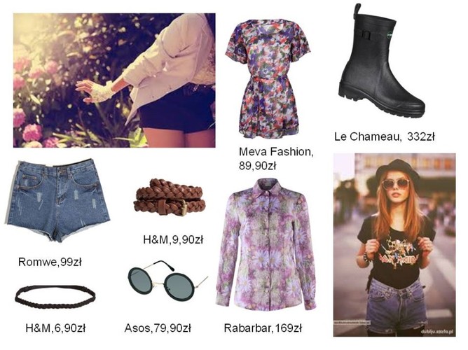 Stylizacje floral na lato 2013