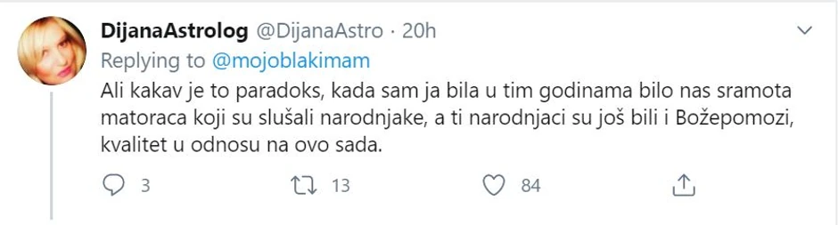 Zvezde kažu, nikako