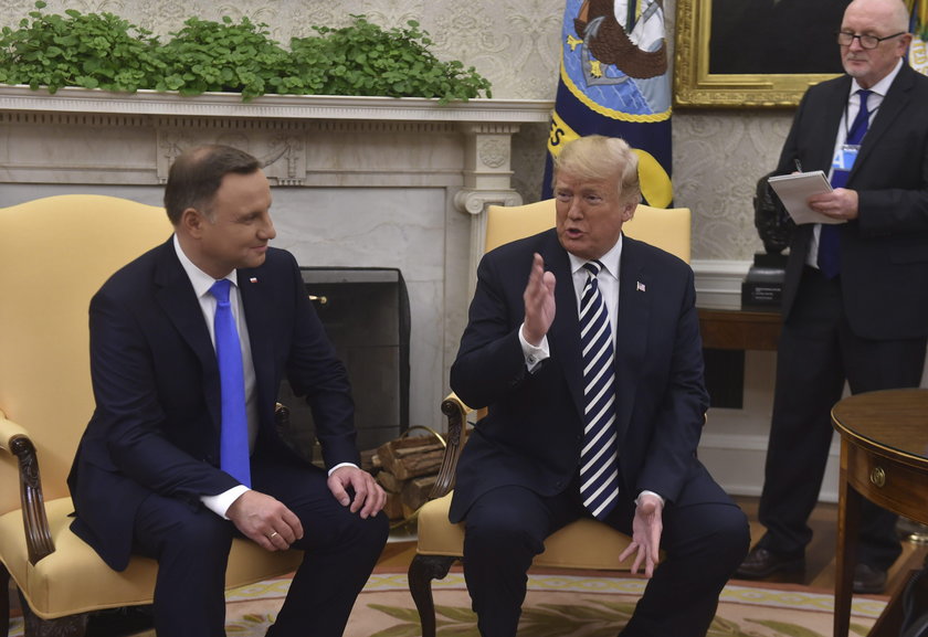 Prezydent Andrzej Duda w USA na spotkaniu z Donaldem Trumpem