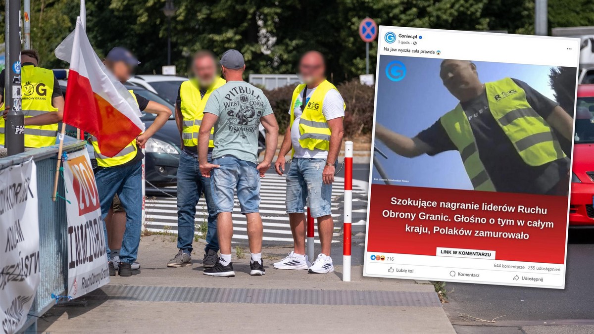 Dziennikarz "zaciągnął się" do Ruchu Obrony Granic. Informacje, które zdobył szokują