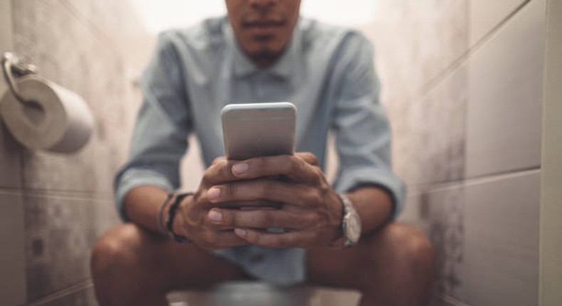 Never take your phone to the toilet [iStock]