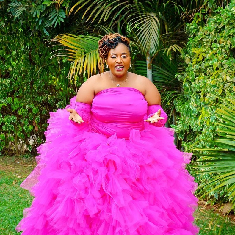 Private investigator jane Mugo during a photo shoot