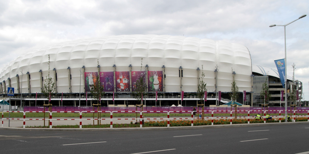 Stadion w Poznaniu.