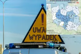 Policja pokazała wakacyjną mapę wypadków ze skutkiem śmiertelnym. Wiele czarnych punktów