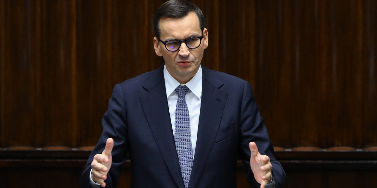 Zakończyło się wystąpienie premiera Morawieckiego w Sejmie.