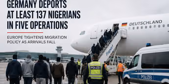 Germany deports at least 137 Nigerians in five charter flights as Europe tightens migration rules