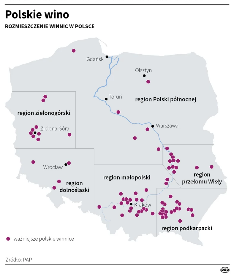 Gdzie są winnice w Polsce