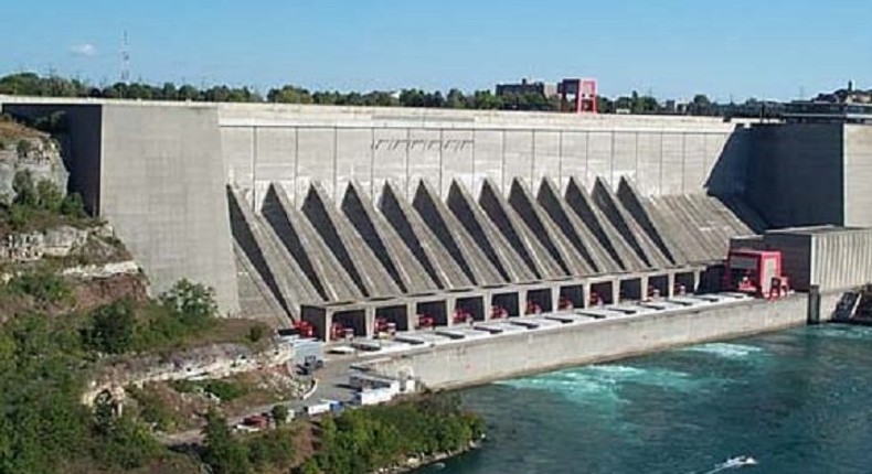 Construction work on the Zungeru power plant in Nigeria