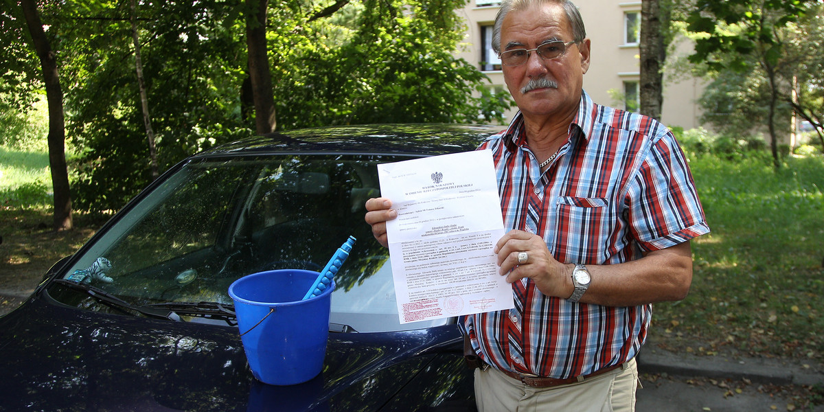 Za mycie samochodu trafił przed sąd 