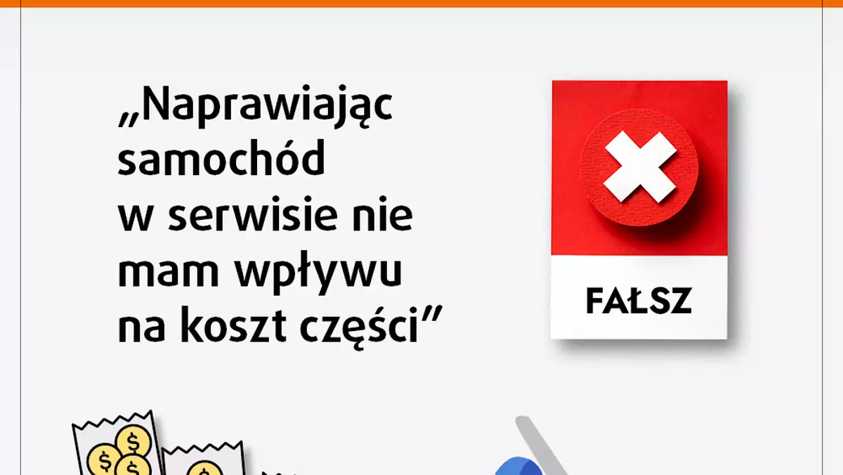 Mity dotyczące części zamiennych