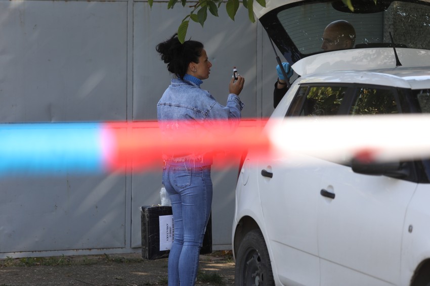 Uviđaj na mestu ubistva 