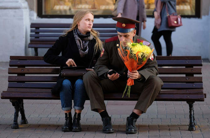 Sramežljivi vojnik na Crvenom trgu