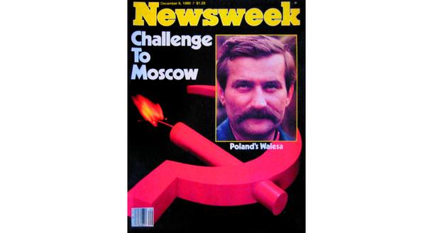 Lech Wałęsa na okładce Newsweeka