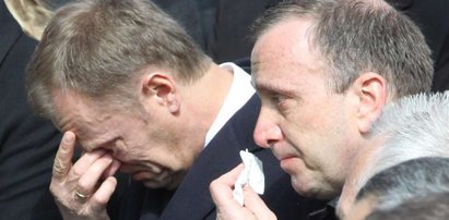 Tusk płakał na pogrzebie przyjaciela