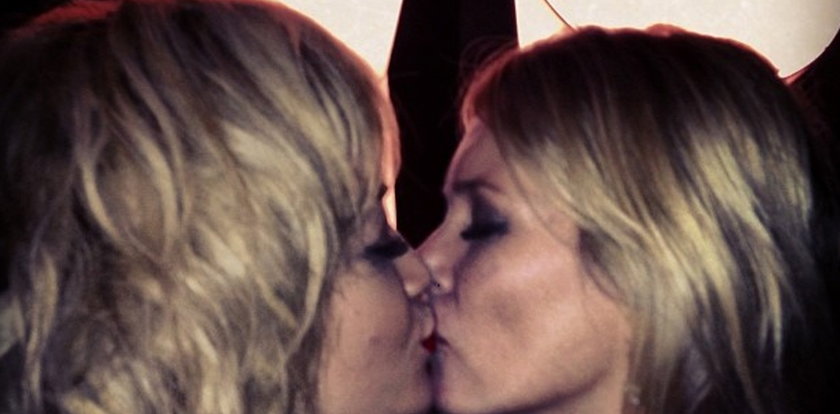 Ona całowała się z Kate Moss