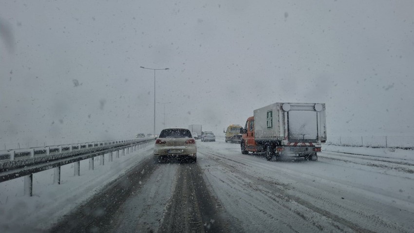 Zavejani auto-put Novi Sad-Beograd