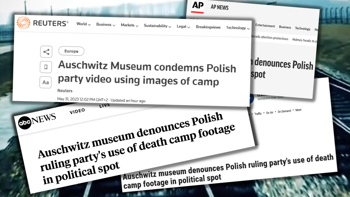 Zagraniczne media o spocie PiS-u z Auschwitz. Pojawiają się też dwa inne wątki