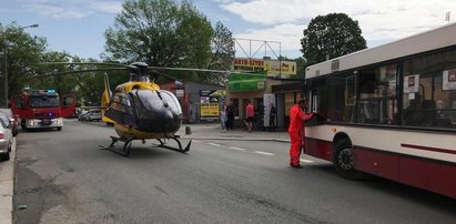 Śmigłowiec lądował w centrum miasta. Nie mógł odlecieć