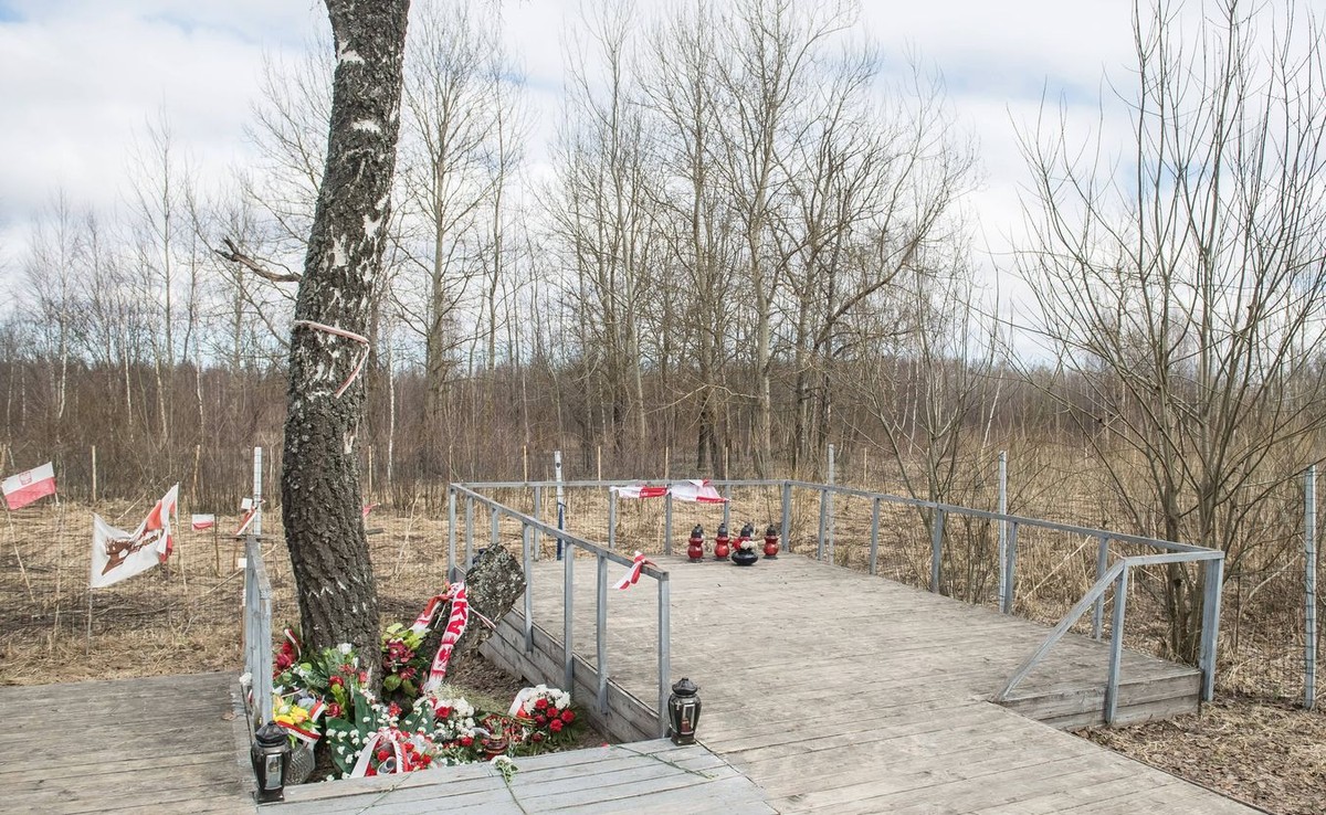 Miejsce katastrofy samolotu Tu-154M w Smoleńsku