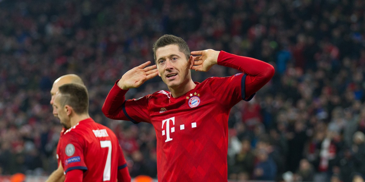 Robert Lewandowski awansował w klasyfikacji strzelców Ligi ...