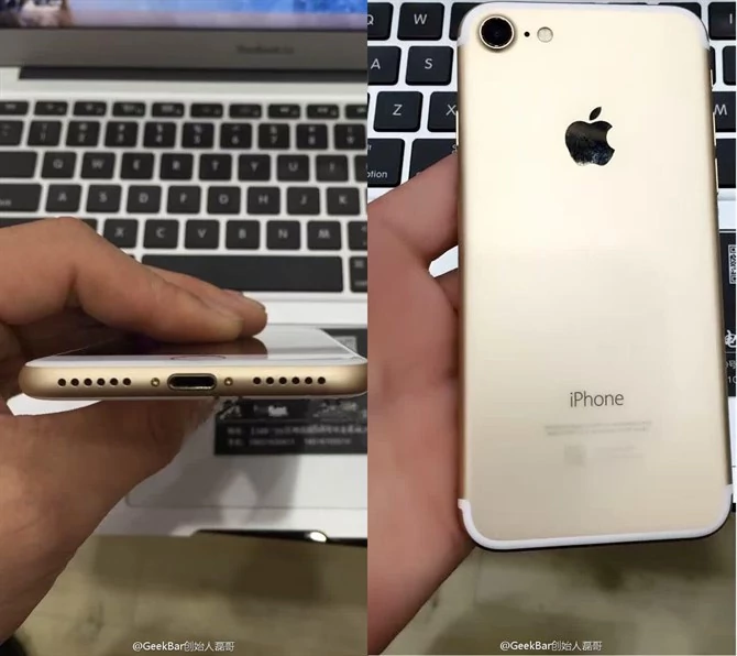 iPhone 7 - tył i dół