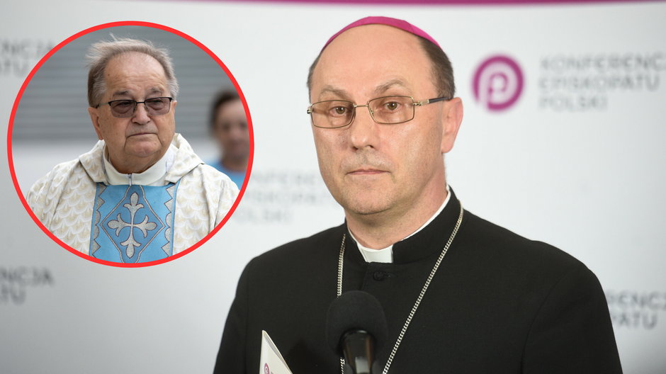 Abp Wojciech Polak i o. Tadeusz Rydzyk (w kółku)