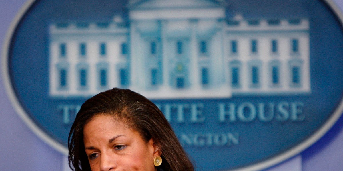 Susan Rice speaks about the Security Council's passage of a resolution expanding sanctions on North Korea, at the White House in Washington June 12, 2009.