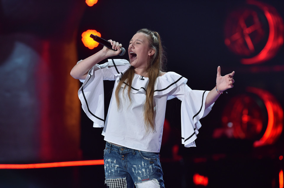 Wiktoria Tracz w programie "The Voice Kids"