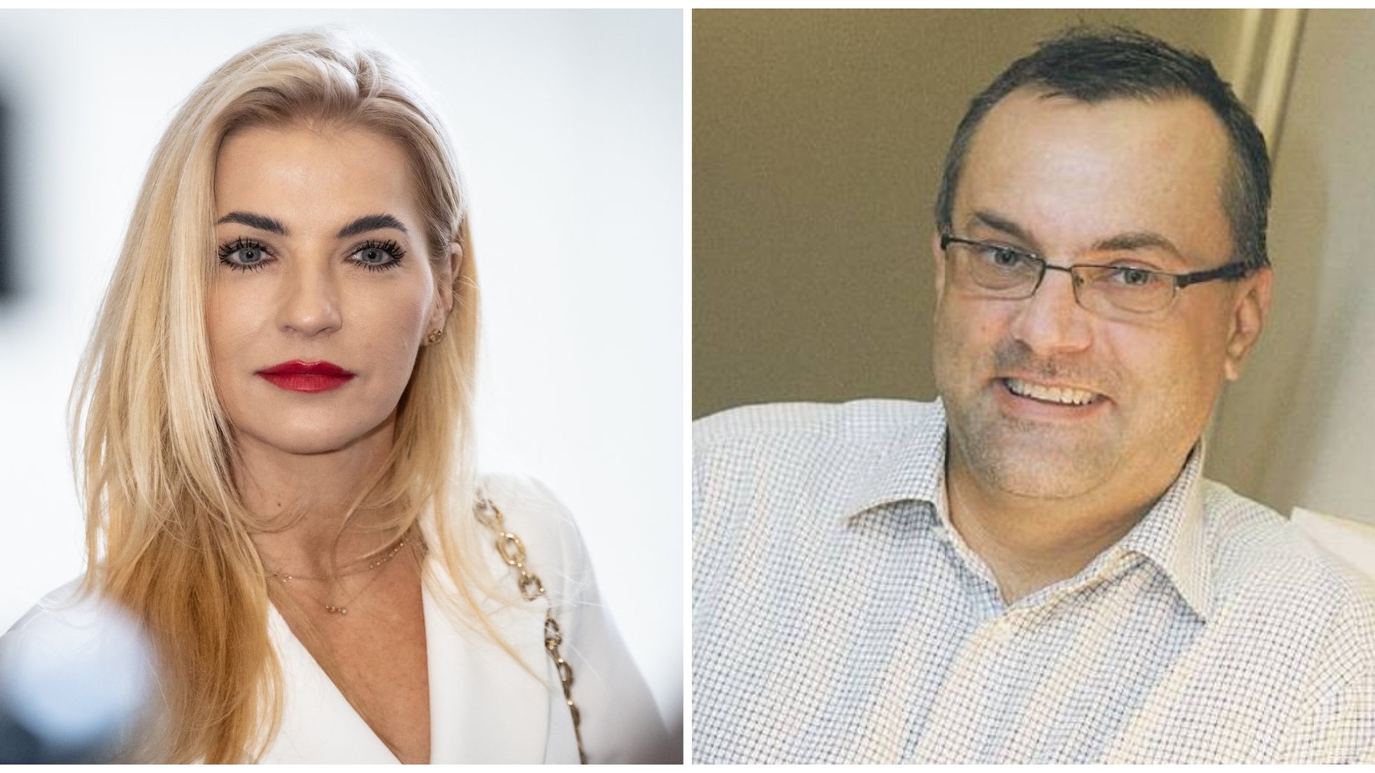 Branislav Prieložný a Martina Šimkovičová.