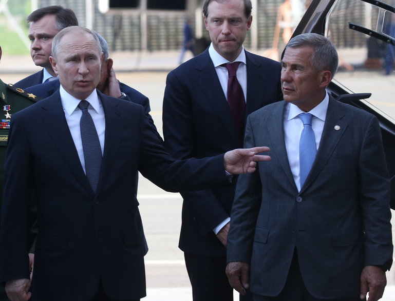Władimir Putin z wizytą w Tatarstanie, 2019 r.