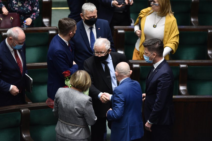 Jarosław Kaczyński, sejm, wotum nieufnosci