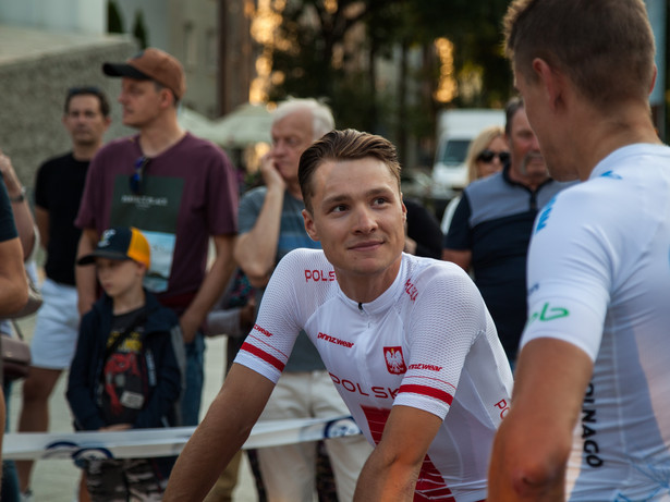 Michał Paluta przed pierwszym etapem 78. Tour de Pologne