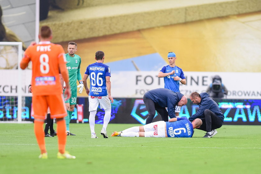 Pilka nozna. Ekstraklasa. Bruk-Bet Termalica Nieciecza - Lech Poznan. 20.08.2017