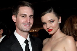 Evan Spiegel and Miranda Kerr are expecting their first child
