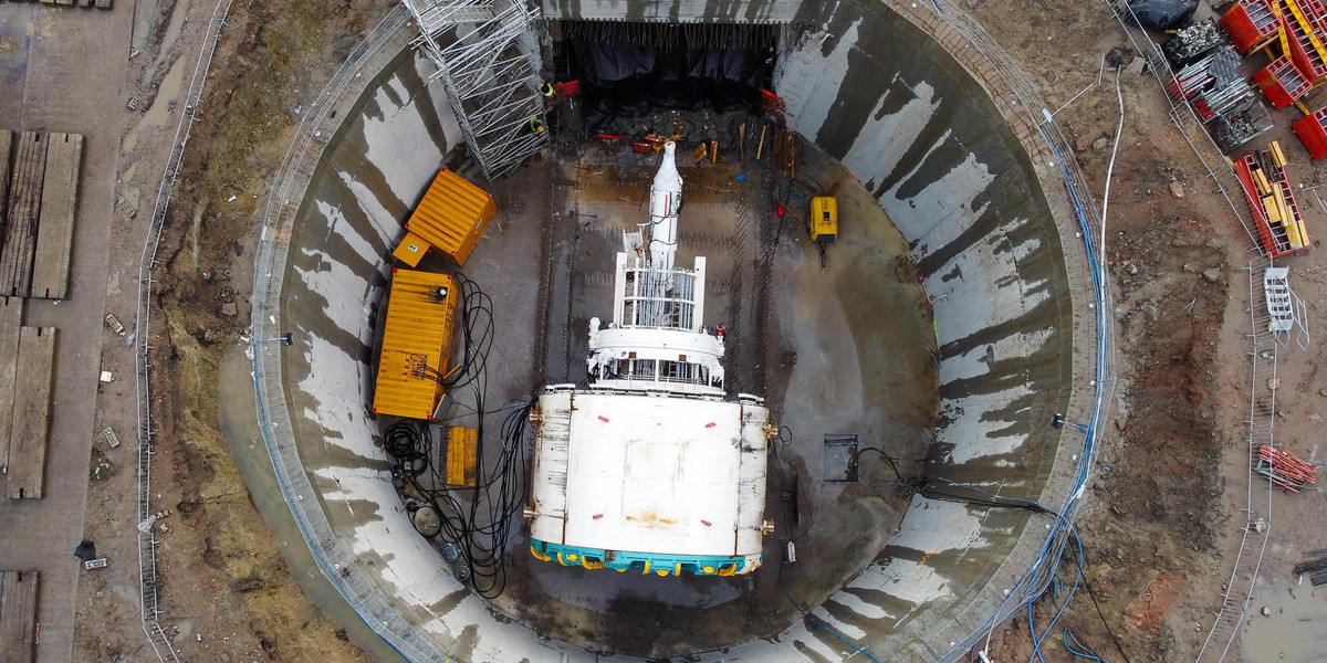 Katarzyna drąży tunel pod Łodzią.