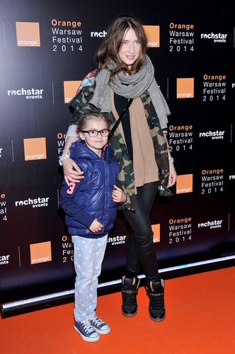 Maria Góralczyk z córką na Orange Warsaw Festival 2014