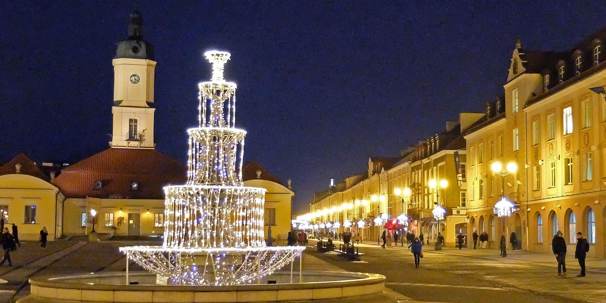 Świąteczne iluminacje w Białymstoku