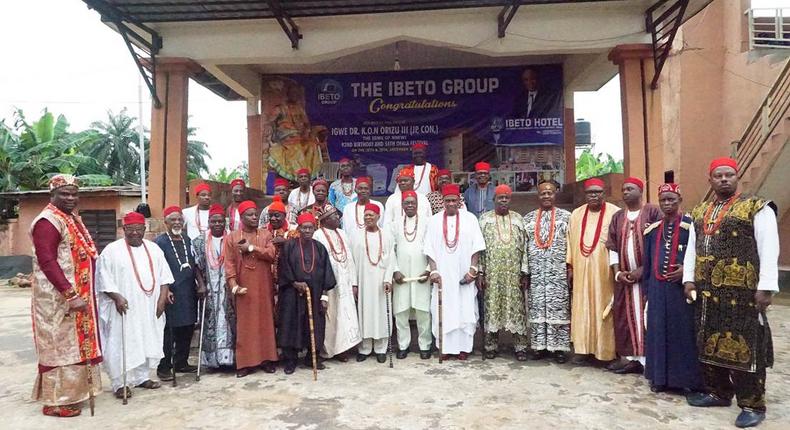 Members of the Anambra South Senatorial Traditional Rulers Forum