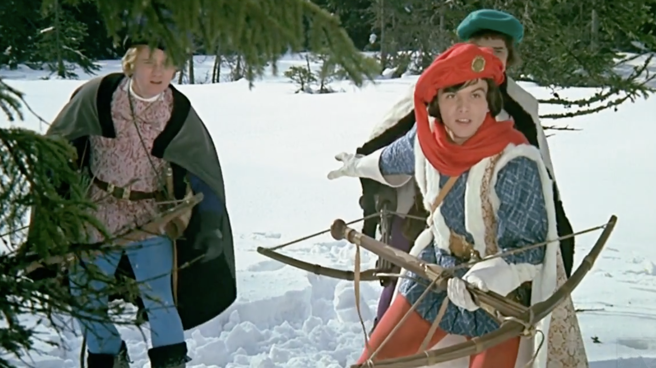 Natáčanie rozprávky Tři oříšky pro Popelku prebiehalo v poriadnych mrazoch. 