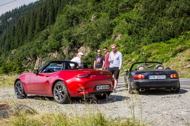 Mazda MX-5 na Trasie Transfogaraskiej