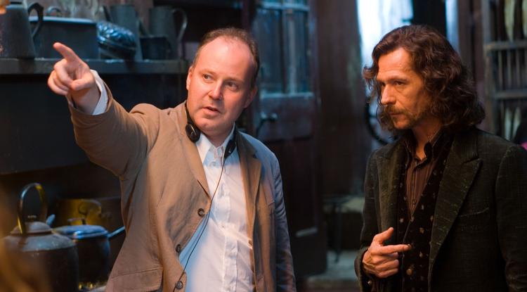 Gary Oldman és David Yates a Harry Potter 5. részének forgatásán