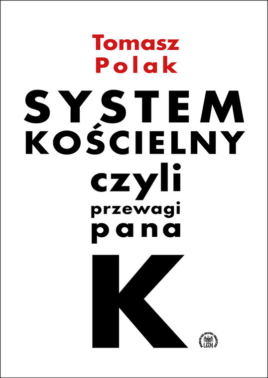 Tomasz Polak, "System kościelny...": okładka książki