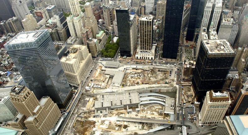 On September 11, 2001, 7 World Trade Center, where American Jason Spindler worked, was destroyed, but he survived -- the building was later rebuilt (L - all glass) but Spindler was killed in a terror attack in Kenya in January 2019