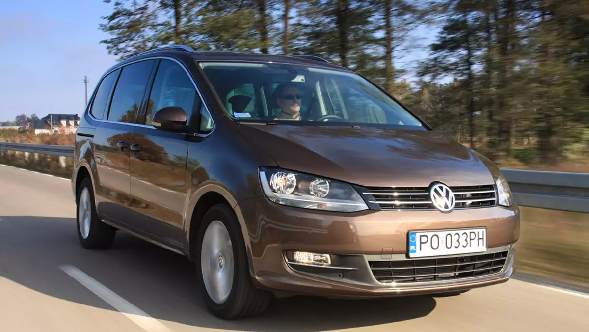 Sharan 2.0 TDI DSG Highline: VW przestał być sknerą