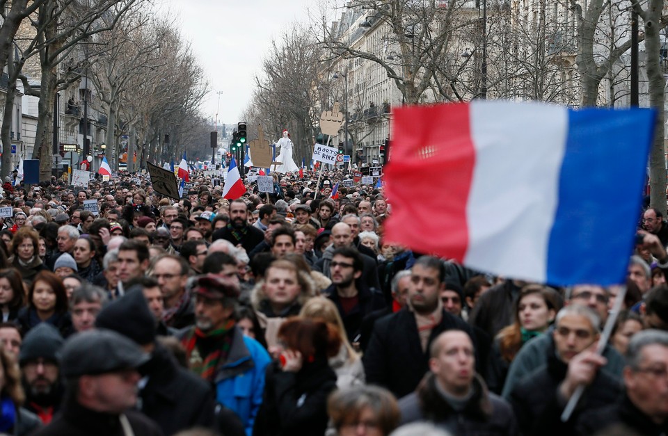 FRANCE PARIS SOLIDARITY RALLY (Mass rally for attack victims in Paris)